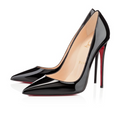 100 mm Strappy Pumps - Patent Calf Leather Black Vendor
