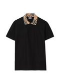 Check Collar Cotton Polo Shirt Vendor
