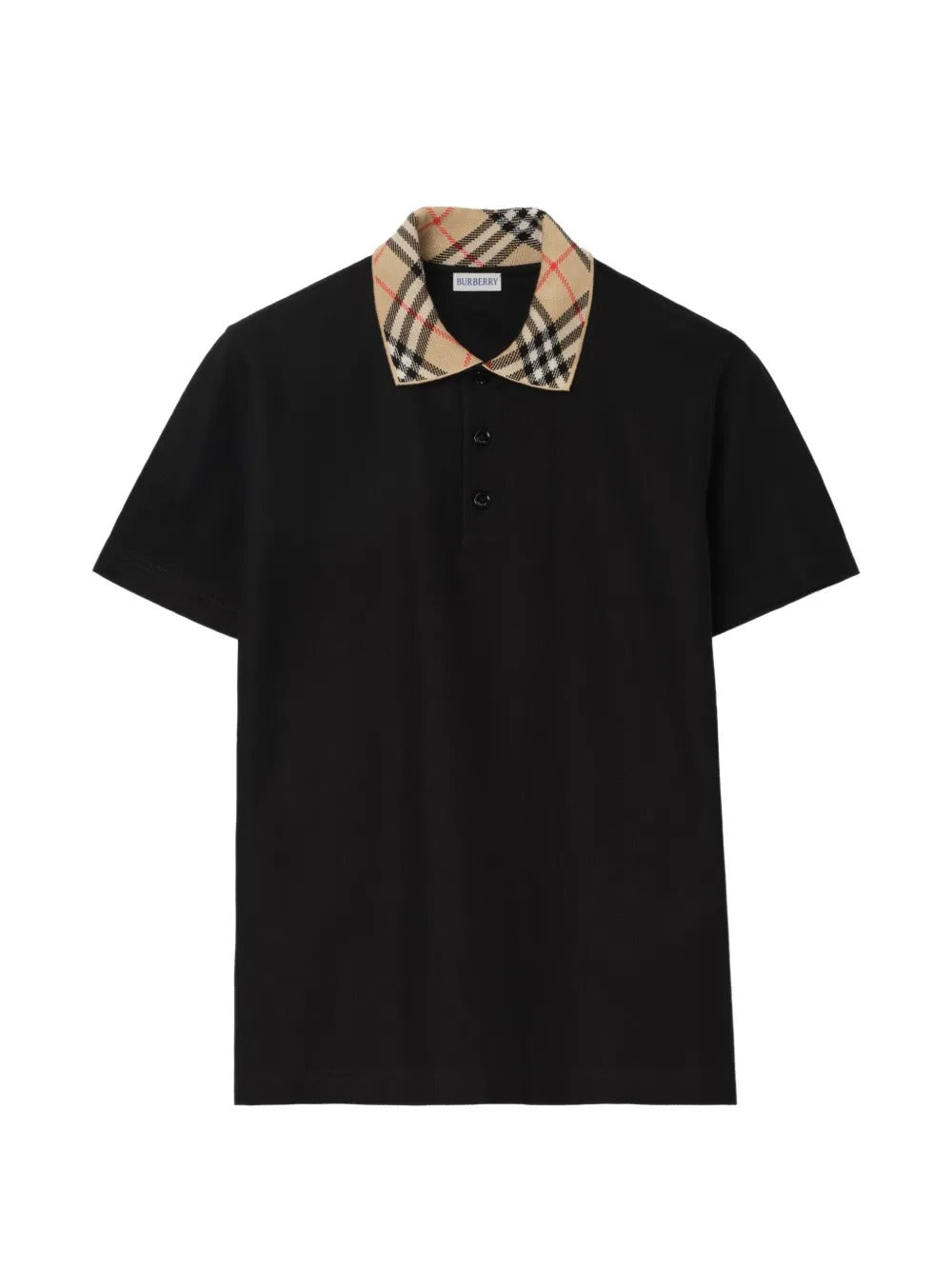Check Collar Cotton Polo Shirt Vendor